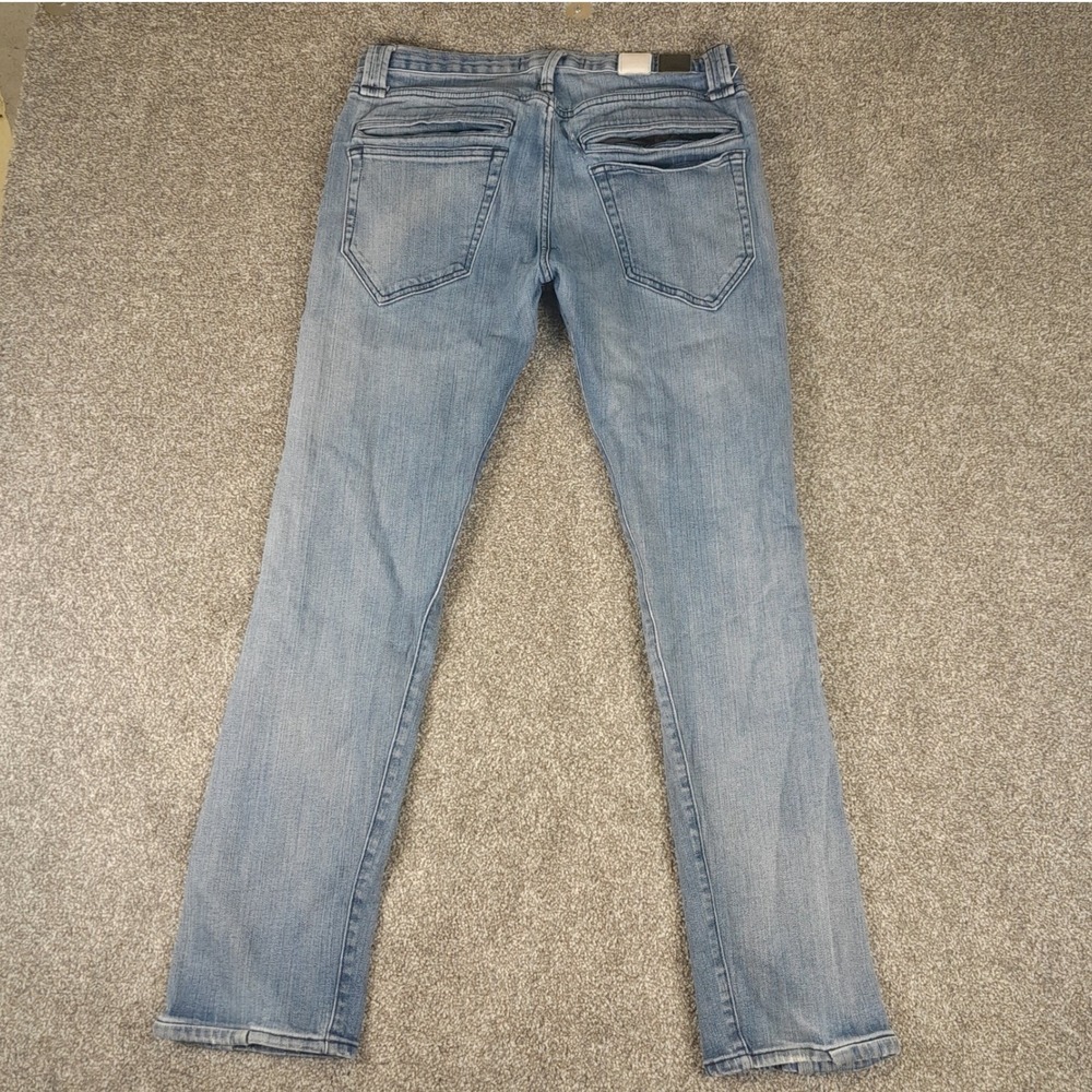 Analog Dylan Rieder Jeans Mens 32 Blue Wheel Wash Signature Fit Denim Pants - Picture 2 of 9
